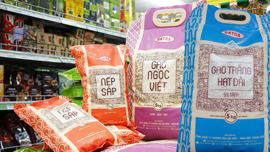 Giảm giá gạo trong 15 ngày tại các điểm bán lẻ trực thuộc SATRA
